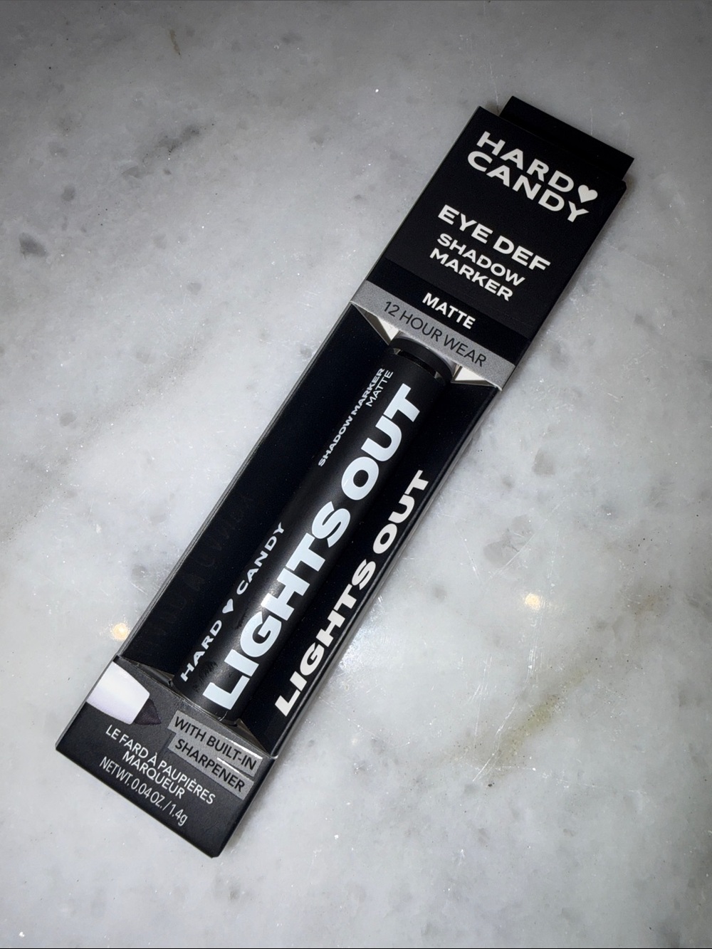Hard Candy Lights Out Eye Def Shadow Marker — Matte Black